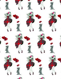 Scottie Dog Suitor - Gift Wrap